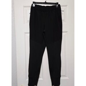 CALLA Black Athletic Joggers Sweatpants Women's Size Small‎ Zippers Reflective